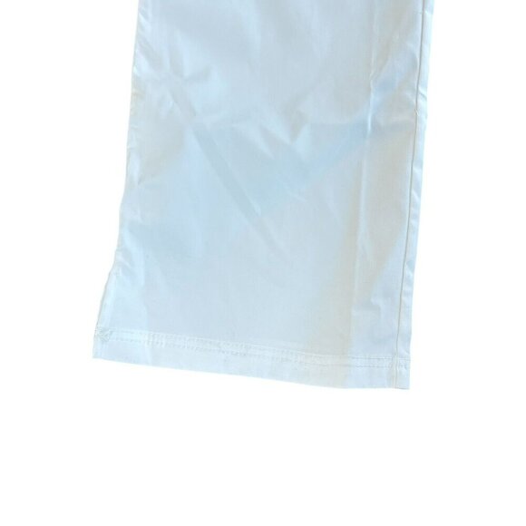 Women's Landau ProFlex White Scrub Pants Modern Fit Size 2XL XXL Flat Front - Picture 4 of 7